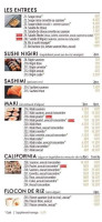 Zikoto Sushi Carte