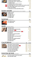 Zikoto Sushi Carte